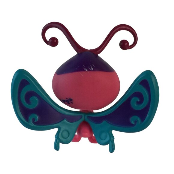 Littlest Pet Shop 2740 Pink Purple Butterfly 257 Orange Fanya Farfalla Butterfly - Picture 4 of 11